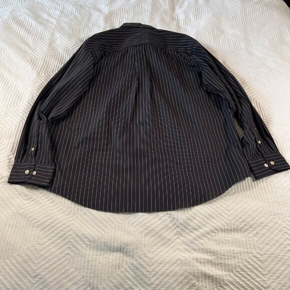 Antigua Missouri Mizzou‎ Tigers Button Up Shirt Men s XL Black Pinstripes NWT - Picture 6 of 6